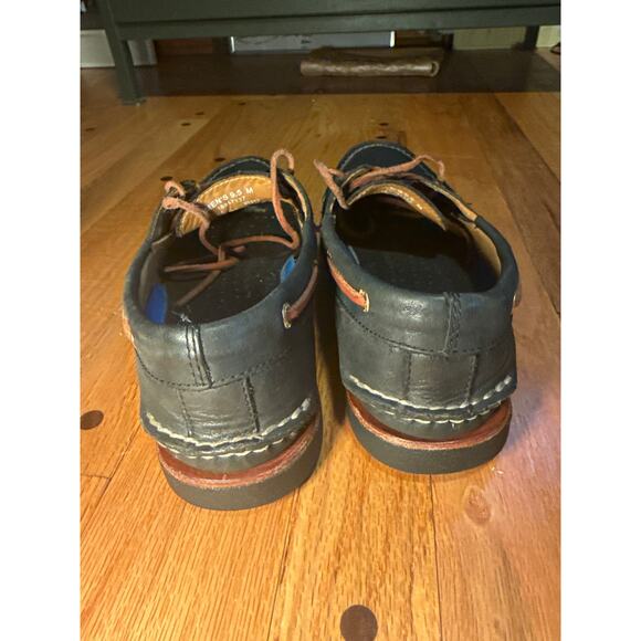 Sperry Gold Cup Boat Shoes Navy Leather Mens Sz 9.5 Authentic main image 7